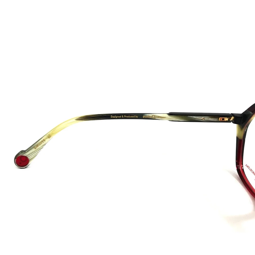 Etnia Barcelona Eyeglasses Frames CIANE RDHO Red Horn Yellow Full Rim 53-15-1